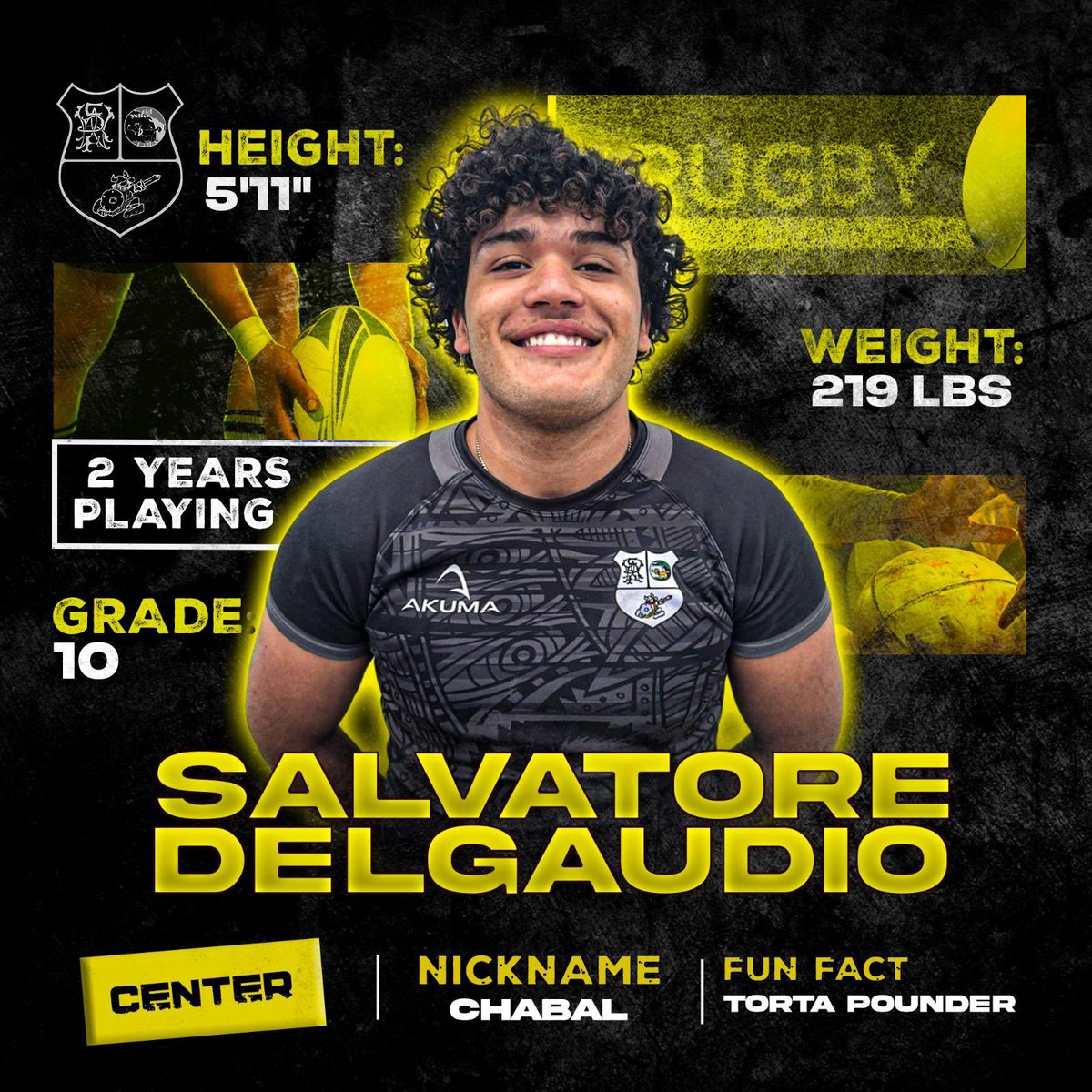Introducing Sal AKA Chantal. This guy is a killer on the field and has done amazing things for the team #rugby #wichita #wichitarugby #barbarians #athlete #highschool #recruitment