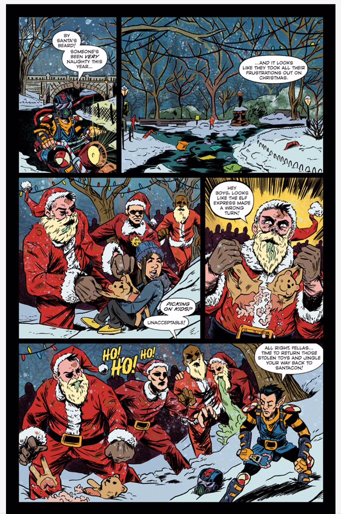 HOLIDAY SPIRITS: CHRISTMAS IN JULY Vol 4 on <a href="/Kickstarter/">Kickstarter</a> 

1 backer from 150!
kickstarter.com/projects/orang…

<a href="/dan_buksa/">Dan Buksa</a> and I have 4 stories in this and our character is on cover c!