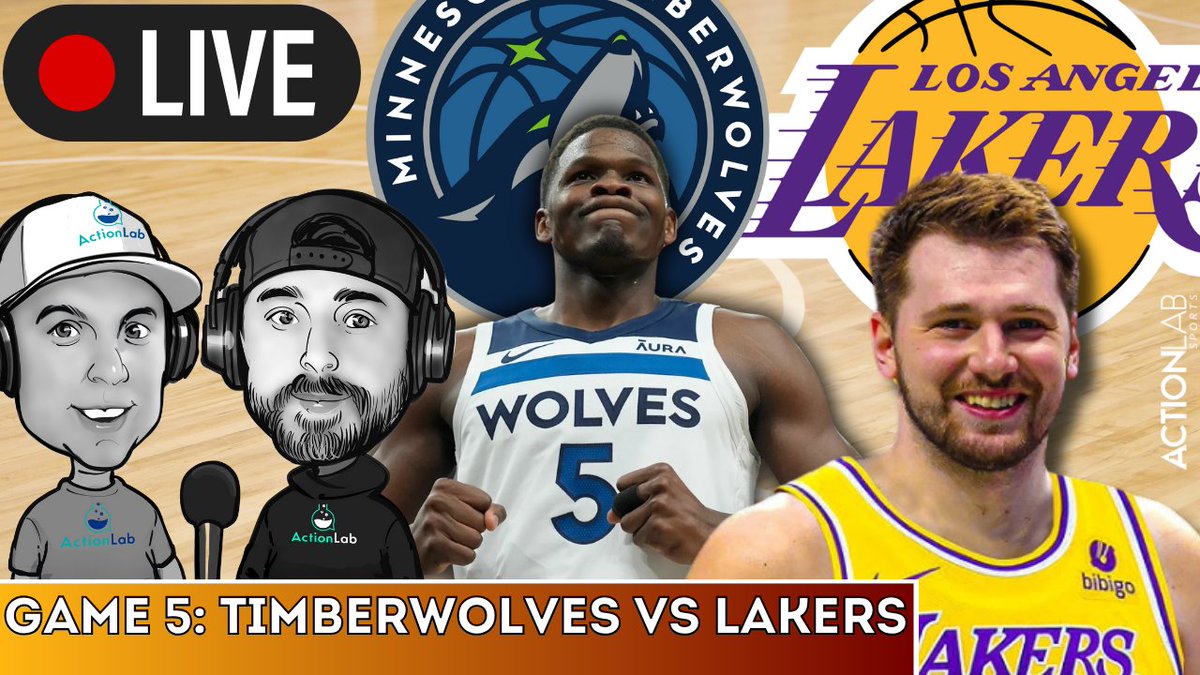 🚨Join Chris and Scott from ActionLab Sports as they watch Game 5 between Minnesota and Los Angeles beginning at halftime on Playback! 11:35pm EST
playback.tv/actionlabsport…