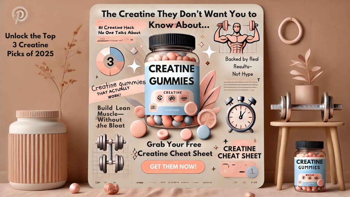 EmpowerFirtness's tweet image. Tired of the bloat from creatine powder?
Gen Z &amp;amp; millennial pros are switching to Creatine Gummies — zero prep, zero mess, all performance.
Strength. Focus. Recovery.
In one candy-sized bite.
buff.ly/eQo21kP ]
#CreatineGummies #WellnessStack #MillennialFitness #GenZ