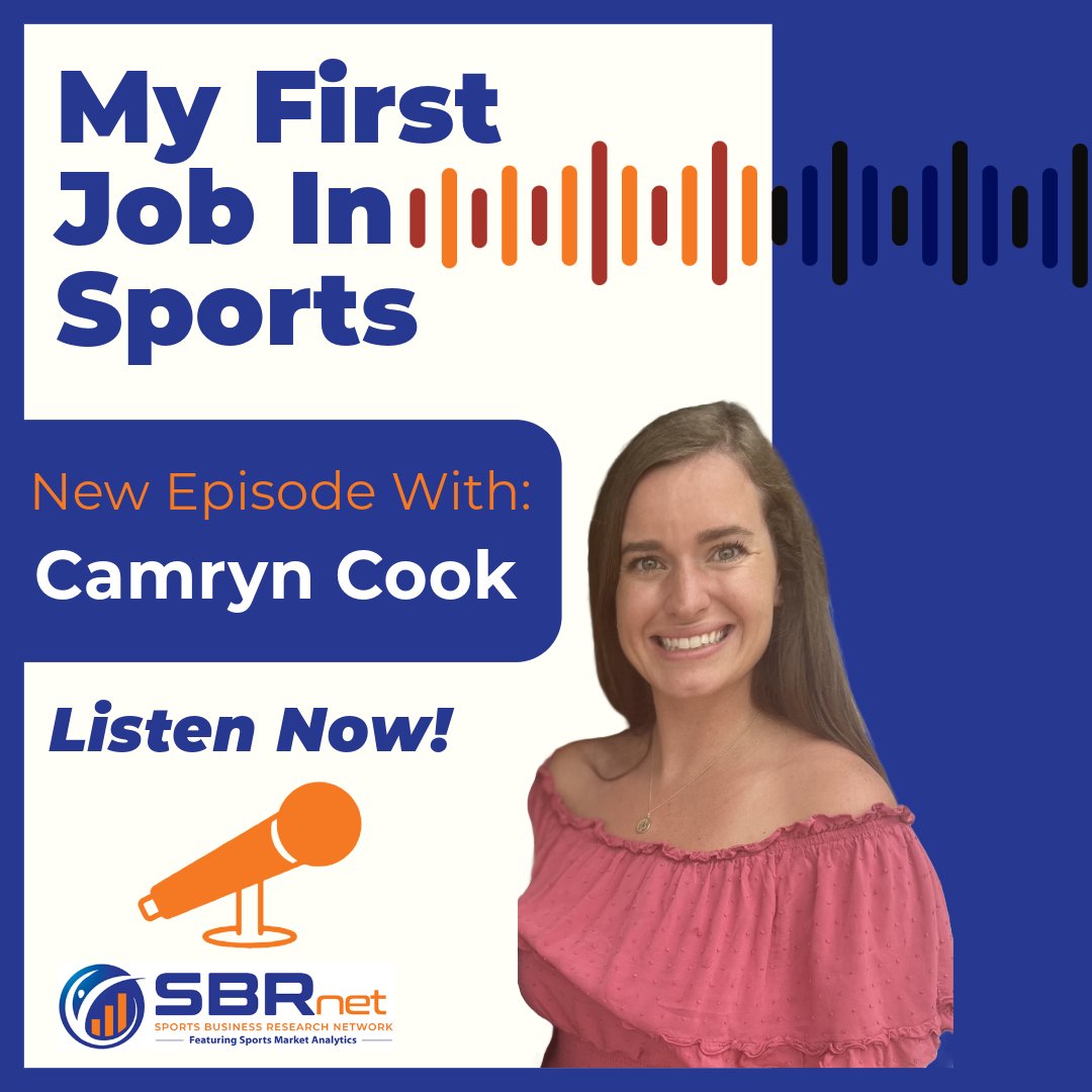 This week on My First Job in Sports, Neil Schwartz and Ashley Gardner sit down with Camryn Cook! Check it out. 

🌍 Read More:  sportsmarketanalytics.com/Resource-Cente…
📺 Watch:  youtu.be/_-Nx5SfgePk?si…
🎧 Listen:  podcasts.apple.com/us/podcast/my-…

#MyFirstJobInSports #WomenInSports #SBRnet