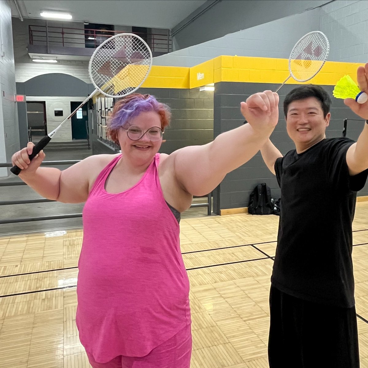 This semester, several students took a course on adapted recreation and physical activity. They played badminton and did research on creating inclusive recreational environments! 🎾