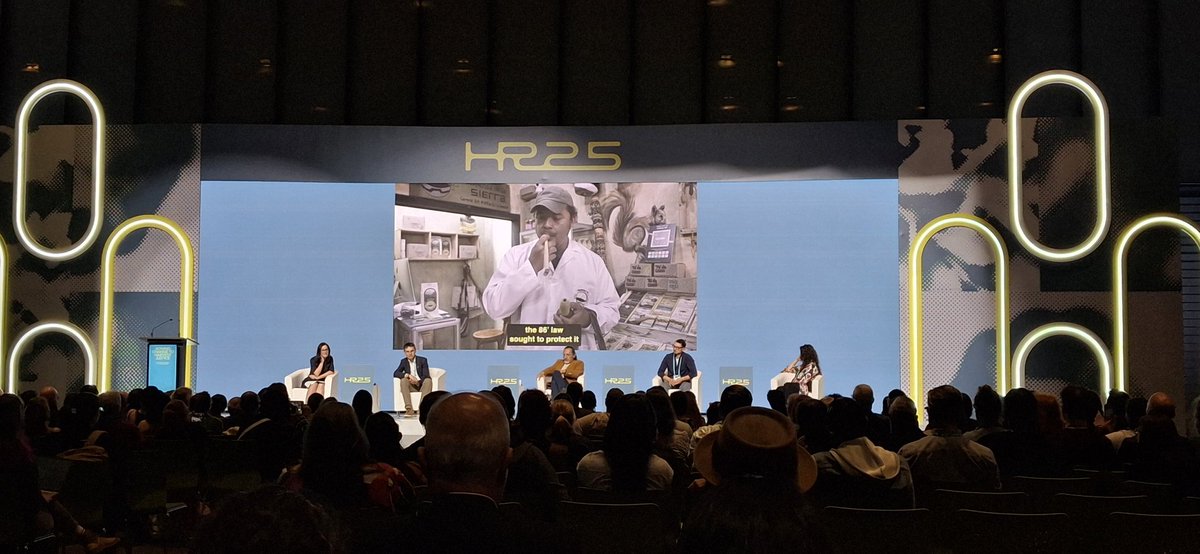 ¡La #HR25Bogotá ha terminado! 🌱Nos sentimos agradecidas por haber sido parte de esta edición. Durante el cierre recordamos logros y retos esenciales para nuestra comunidad. La conferencia representó un esfuerzo regional y global para sembrar cambios que cosechen justicia.