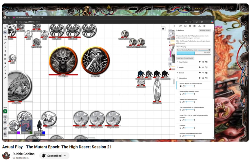 mutantlord's tweet photo. Actual Play - The Mutant Epoch: The High Desert Session 21 
8 PM ET, 4PM PT  April 30 2025

https://t.co/DCiV5H3Zaz

#liveplay #youtube #mutantepoch #rpg #ttrpg #outlandsystem #rubblegoblins #prizefight #thehighdesert #actualplay #game #graywater https://t.co/QneaSWDmgB
