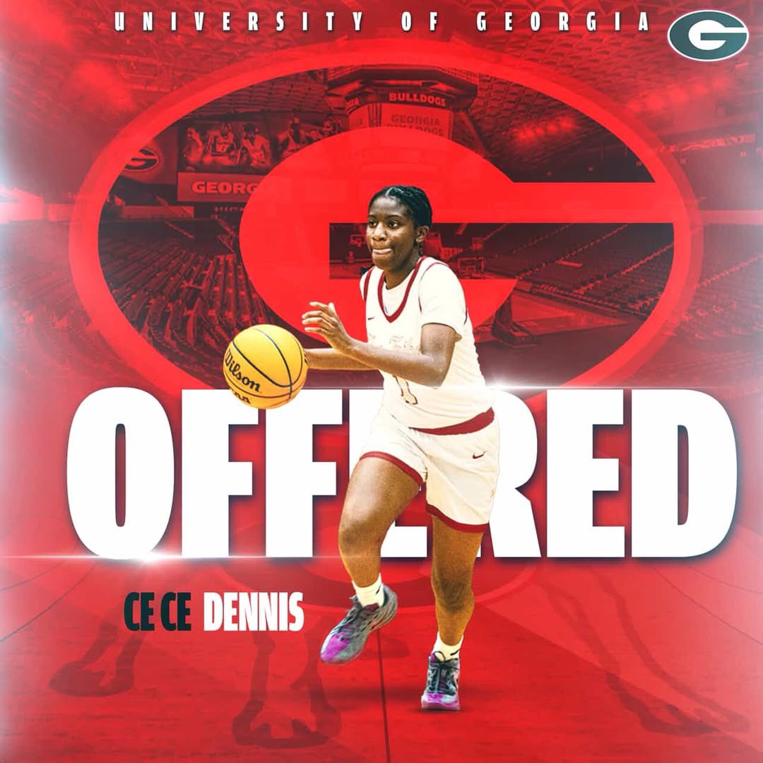 Cece (@1cecedennis) on Twitter photo Very Blessed to receive an offer from the University of Georgia!! <a href="/UGA_WBB/">Georgia Basketball 🏀🐶</a> Thank you Coach T and <a href="/COACH_ABE/">Katie Abrahamson-Henderson</a> 🙏🏾🙏🏾 Very Blessed to receive an offer from the University of Georgia!! <a href="/UGA_WBB/">Georgia Basketball 🏀🐶</a> Thank you Coach T and <a href="/COACH_ABE/">Katie Abrahamson-Henderson</a> 🙏🏾🙏🏾