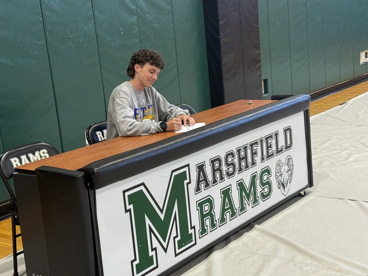 Amy Cetner (@principalcetner) on Twitter photo Congratulations to MHS Senior, Graham Heinrich, who signed his Division I Commitment Letter to University of Pittsburgh! 🏃♂️ <a href="/Pitt_TF_XC/">Pitt TF/XC</a> <a href="/Pitt_ATHLETICS/">Pitt Panthers</a>
<a href="/MPSDRams/">Marshfield Public Schools</a> Congratulations to MHS Senior, Graham Heinrich, who signed his Division I Commitment Letter to University of Pittsburgh! 🏃♂️ <a href="/Pitt_TF_XC/">Pitt TF/XC</a> <a href="/Pitt_ATHLETICS/">Pitt Panthers</a>
<a href="/MPSDRams/">Marshfield Public Schools</a>