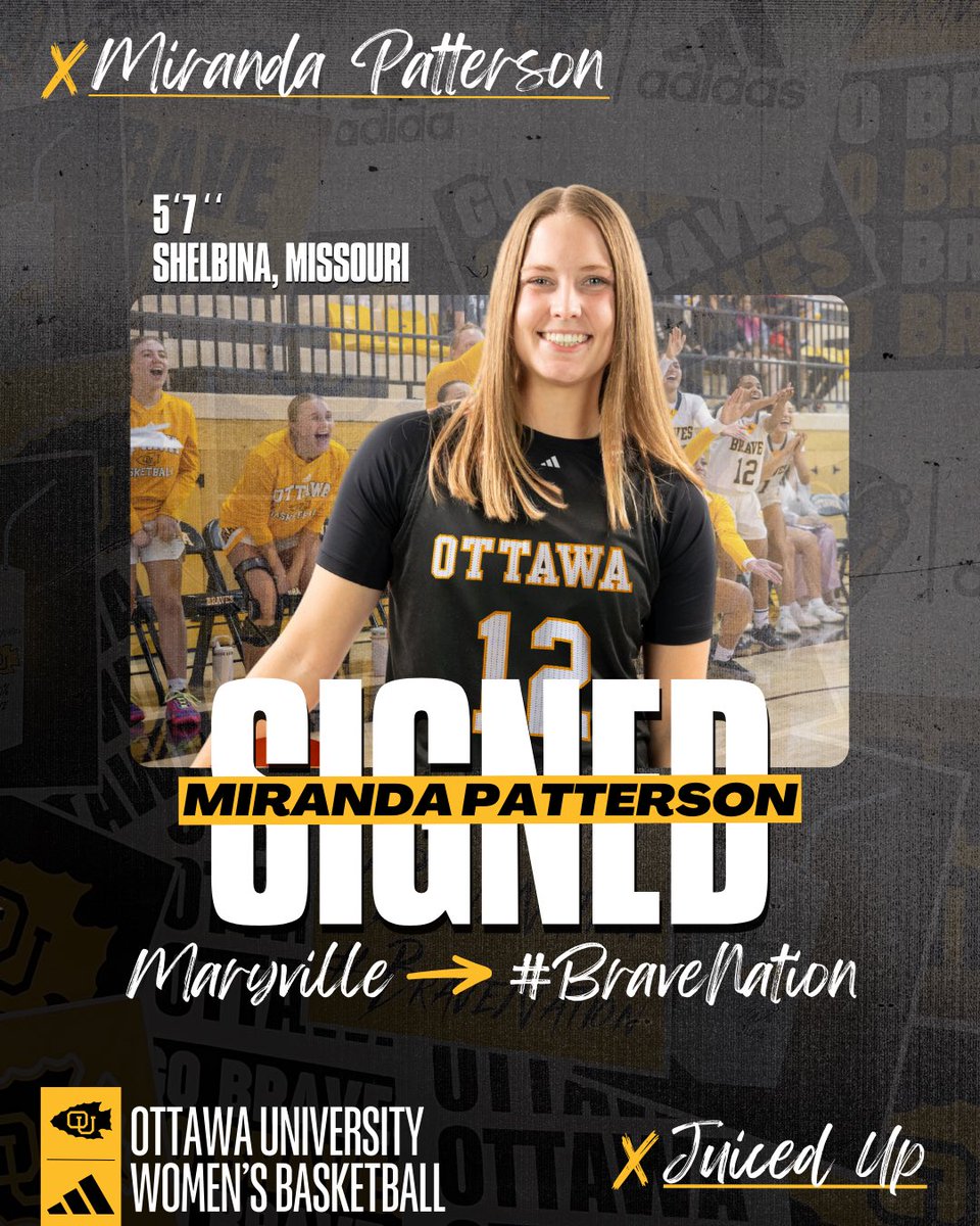 ✍🏼 Signed

Welcome Miranda Patterson to #BraveNation

📰 buff.ly/W4RwSp0

🧃🧃🧃