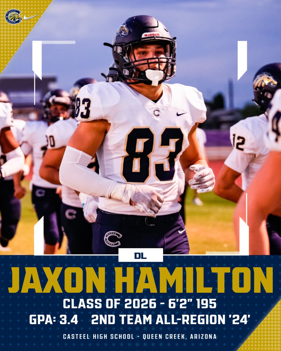 Casteel Football (@casteelfootball) on Twitter photo 2nd Team All-Region last year! Also an elite wrestler, earning state runner-up! '26' DE <a href="/JaxonHamilton__/">Jaxon Hamilton</a> is focusing on a big senior year ahead! #PoundTheRock
<a href="/JoeBushman5/">Joe Bushman</a> <a href="/CasteelAthletic/">Casteel Athletics</a>
πΈ: <a href="/AriannaGrainey/">Arianna Grainey</a> 2nd Team All-Region last year! Also an elite wrestler, earning state runner-up! '26' DE <a href="/JaxonHamilton__/">Jaxon Hamilton</a> is focusing on a big senior year ahead! #PoundTheRock
<a href="/JoeBushman5/">Joe Bushman</a> <a href="/CasteelAthletic/">Casteel Athletics</a>
πΈ: <a href="/AriannaGrainey/">Arianna Grainey</a>