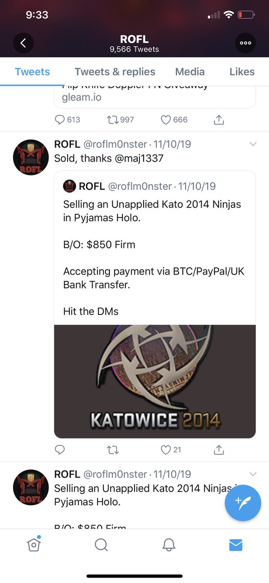 Sloth541's tweet image. ⁦@roflm0nster⁩ look at this old screenshot I have from way back when 😂