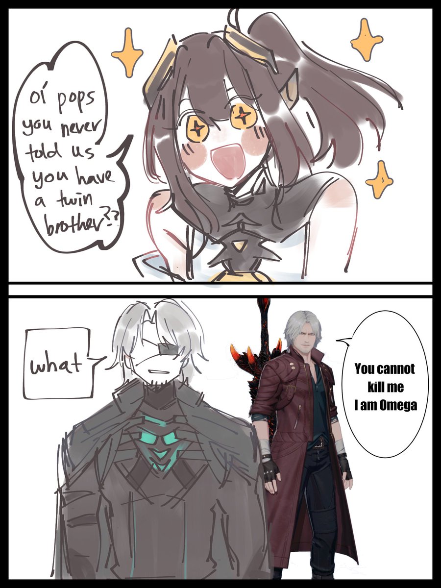 um sequel to that old DMC drawing of mine? #punishinggrayraven