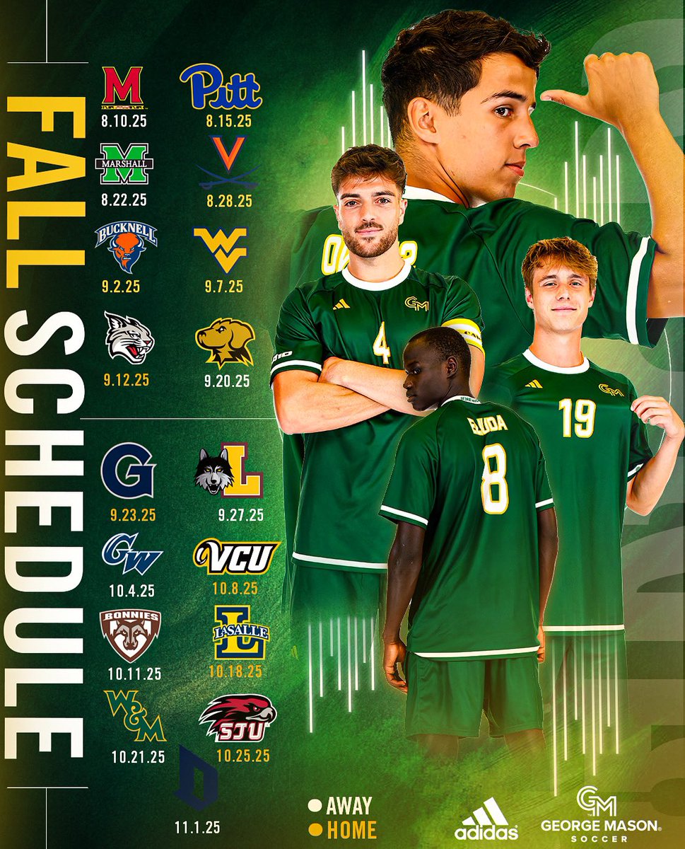 The 2025 Fall schedule is set. 3 months out and ready to build on last season’s momentum 🔰

#masonnation