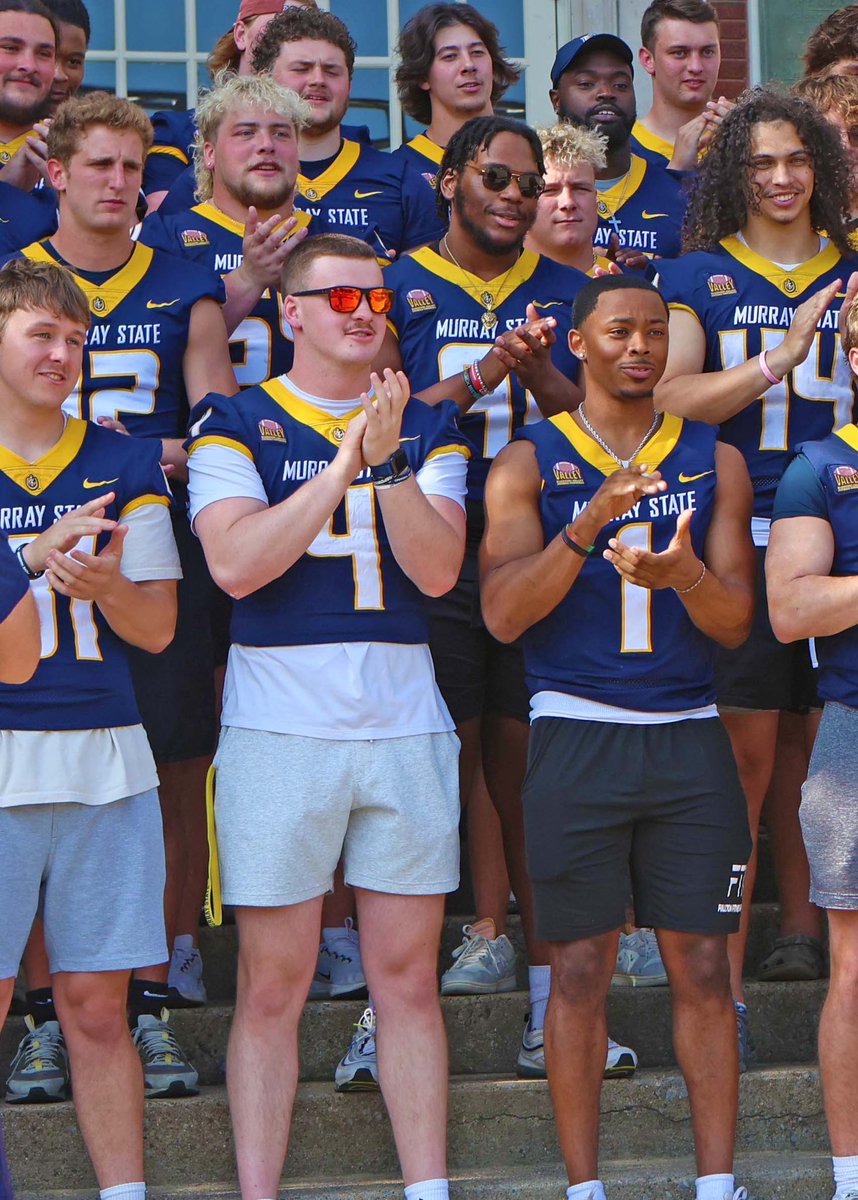 Murray State Football (@racersfootball) on Twitter photo Enjoyed singing the Murray State fight song at All Campus Sing! 🎤<a href="/murraystateuniv/">Murray State University</a>
#GoRacers🏇 Enjoyed singing the Murray State fight song at All Campus Sing! 🎤<a href="/murraystateuniv/">Murray State University</a>
#GoRacers🏇