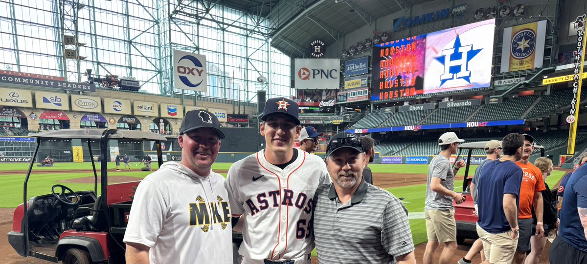 Two dudes and one Big Leaguer! Amazing experience watching a dream come true.  #onlythebeginning