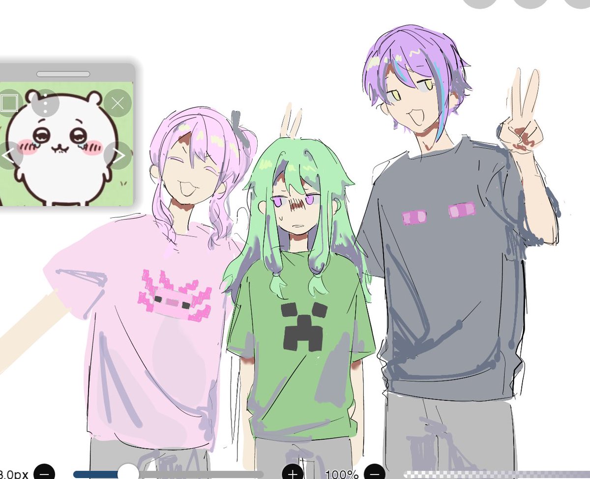 insomniacat__'s tweet image. i promise i’ll draw seriously next time