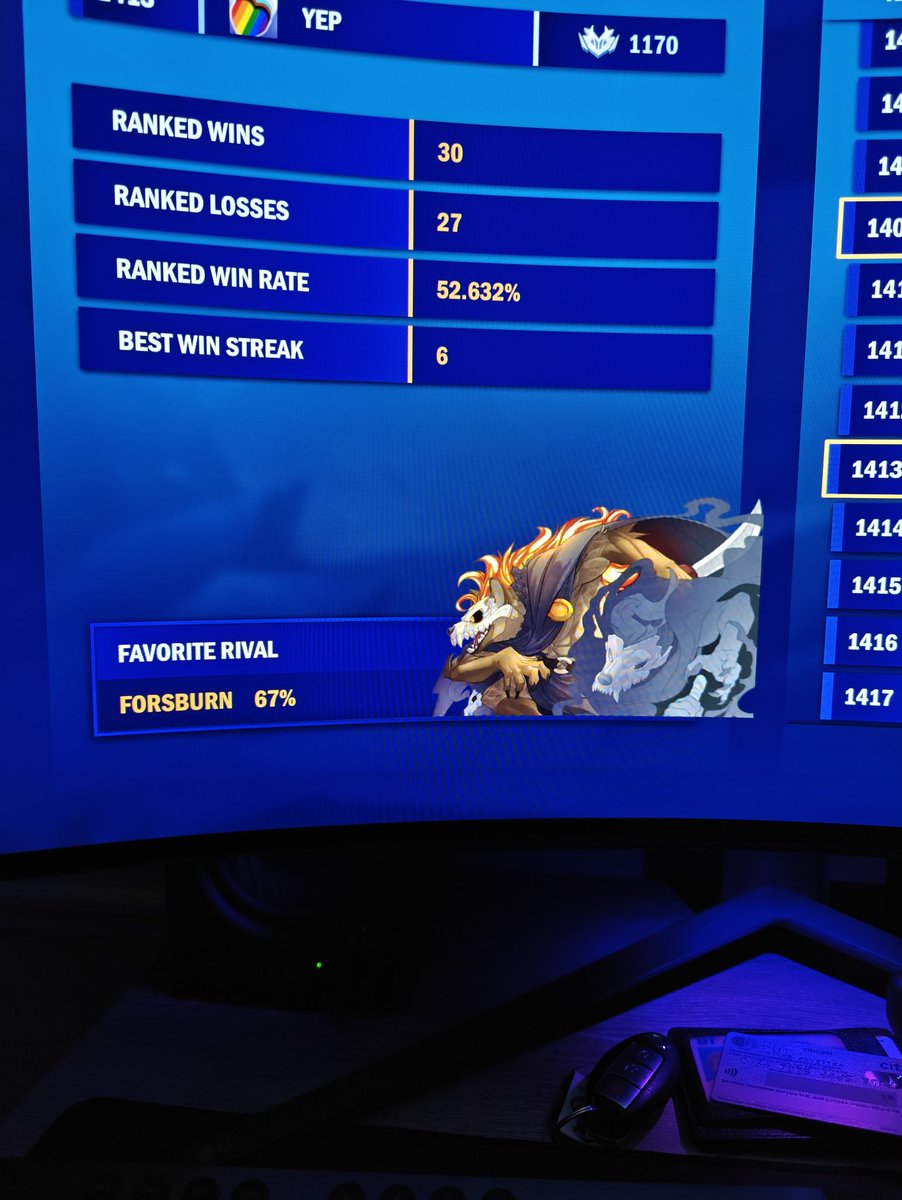 YepSSB's tweet image. I haven't played a single game of Fors this season?