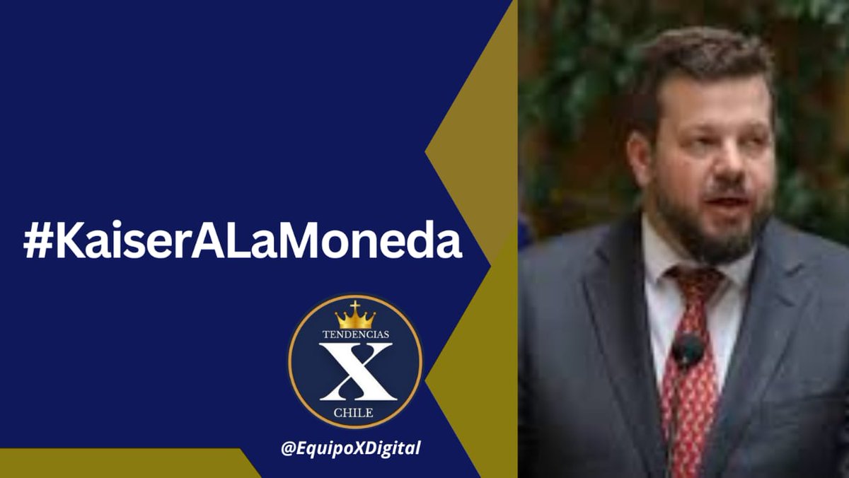 Porque se atreve a decir las cosas sin titubear, debemos llevar a #KaiserALaMoneda
<a href="/MarcosClarkG/">Marcos P. Clark Gavilán #PymesSeLevantan</a> <a href="/MujeresXKaiser/">@MujeresPorKaiser</a> <a href="/defensachilena/">Andrea</a> <a href="/EquipoJimenaF/">Jimena Figueroa, Libertaria</a> <a href="/Francis25830521/">Francisco de La Diestra🇨🇱 (Capitán Hunter)</a> <a href="/AXELKAISER/">AXEL KAISER</a> <a href="/BasualtoGloria/">Gloria Basualto</a>