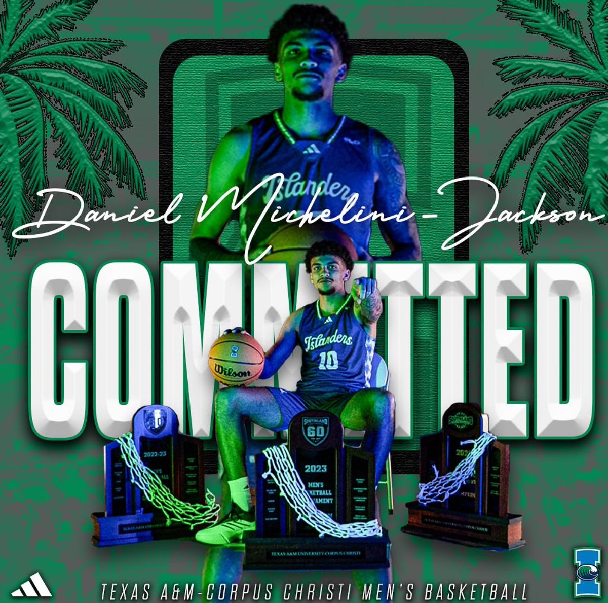 Congratulations to Daniel Michelini-Jackson on his commitment to Texas A&amp;M Corpus Christi ✨✨✨