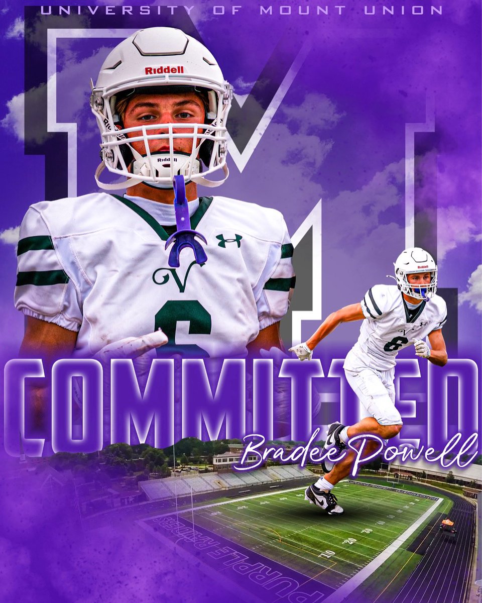 Bradee Powell (@bradeepowell) on Twitter photo 100% Committed💜🤍 #AGTG
<a href="/VHSFootballFBT/">VHS Football</a> <a href="/DraftDiamonds/">Draft Diamonds ™️</a> <a href="/purpleraiders/">Mount Union Purple Raiders</a> <a href="/JuNiOrC315/">Jasper Collins Jr</a> 100% Committed💜🤍 #AGTG
<a href="/VHSFootballFBT/">VHS Football</a> <a href="/DraftDiamonds/">Draft Diamonds ™️</a> <a href="/purpleraiders/">Mount Union Purple Raiders</a> <a href="/JuNiOrC315/">Jasper Collins Jr</a>
