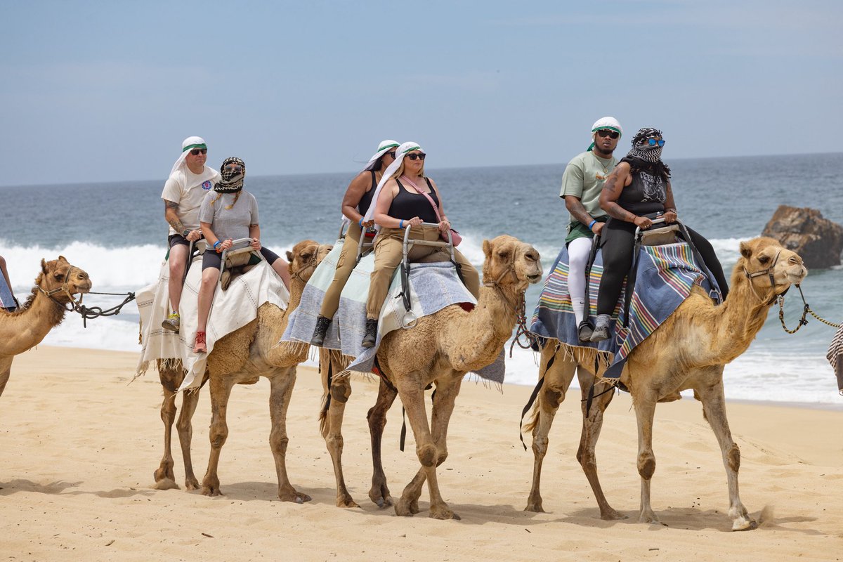 Katrina Suarez (@katrinas_onefla) on Twitter photo Appreciation post to my Camel adventure in Los Cabos! 🐪🐪
Truly an experience! #Summit24 #OneFLASummit #LifeAtATT #ItsaFloridaThing <a href="/One_FLA/">OneFLA</a> <a href="/Retail_Markets/">Retail Markets</a> <a href="/LifeAtATT/">Life at AT&T</a> Appreciation post to my Camel adventure in Los Cabos! 🐪🐪
Truly an experience! #Summit24 #OneFLASummit #LifeAtATT #ItsaFloridaThing <a href="/One_FLA/">OneFLA</a> <a href="/Retail_Markets/">Retail Markets</a> <a href="/LifeAtATT/">Life at AT&T</a>
