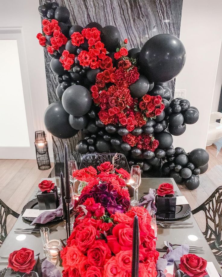 Cap spent most of the evening planning out the party for <a href="/rosettaspoem/">‍ ‍ ‍ ‍ 𝐑͟𝒐𝒔𝒆𝒕𝒕𝒂 .</a>, but he stressed a little bit since he didn't know if she'd like it, but he did his best. He turned the spare room into the party room with hallway full of red and black balloons then a photo area with (-)