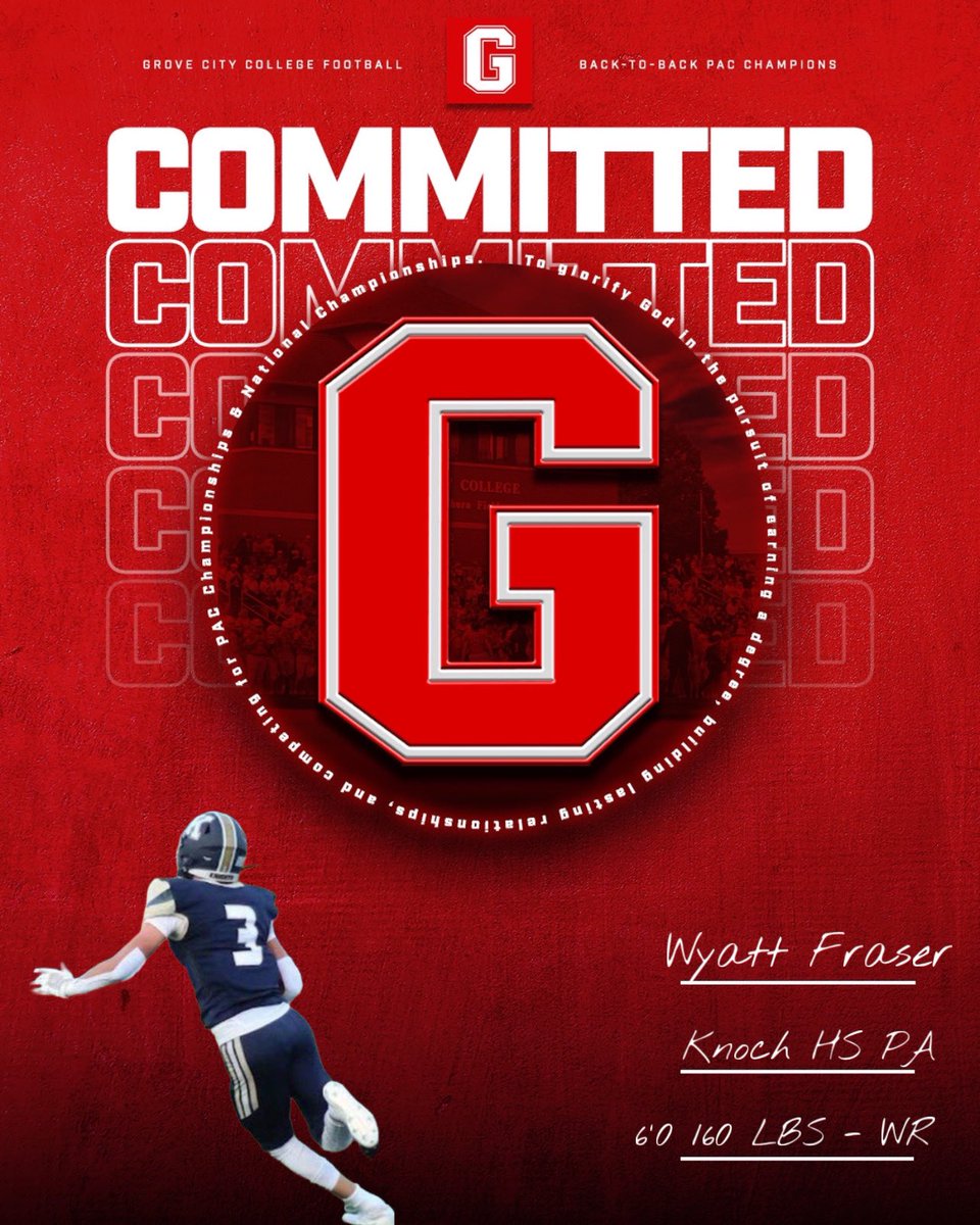 Grove City Football tweet media