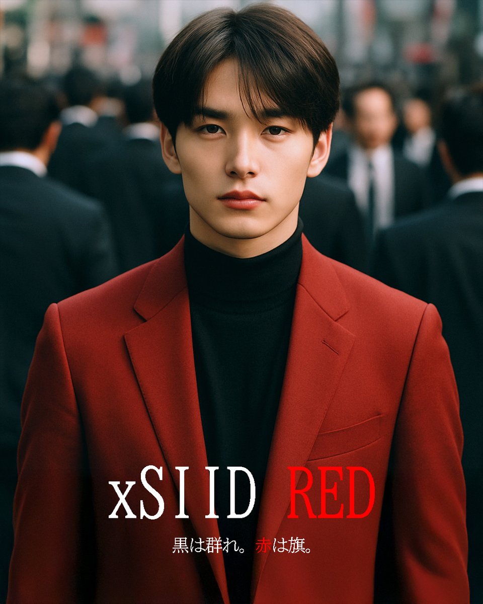 世界的な科学誌『Nature』(2005年)によれば、赤を纏うと自信と競争力が高まるという。
黒は安定。赤は覚悟。
群れず、染まらず、自分を貫け。

xSIID RED—内なる赤を灯せ。
