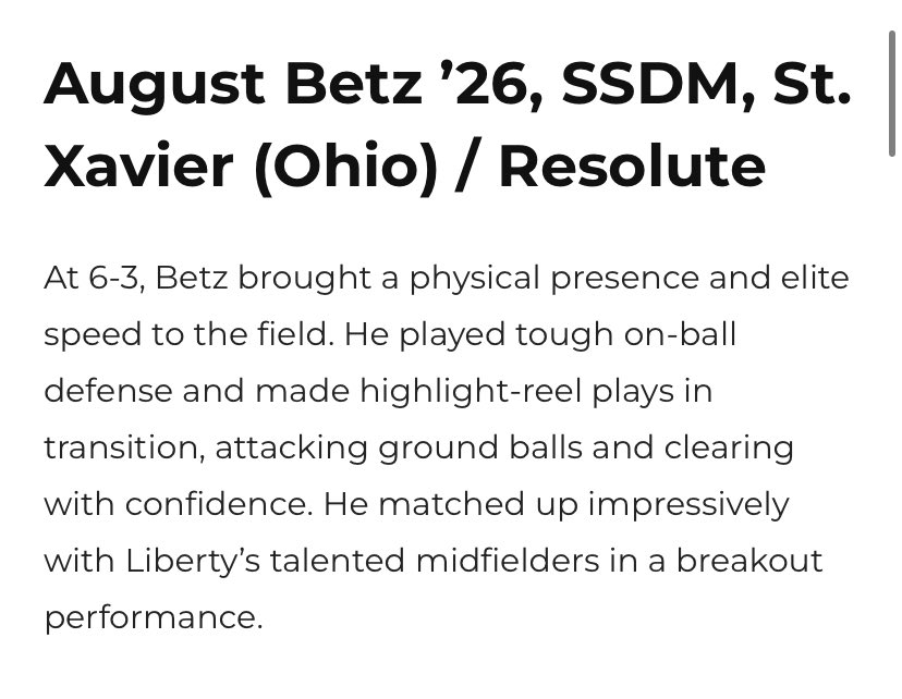 august betz (@augustbetz) on Twitter photo Thank you NLF <a href="/natlaxfed/">NLF</a> for the write up! <a href="/stx_lacrosse/">St. Xavier Lacrosse</a> <a href="/ResoluteLax/">Resolute Lacrosse</a> <a href="/ProjectMWLax/">Project Midwest</a> Thank you NLF <a href="/natlaxfed/">NLF</a> for the write up! <a href="/stx_lacrosse/">St. Xavier Lacrosse</a> <a href="/ResoluteLax/">Resolute Lacrosse</a> <a href="/ProjectMWLax/">Project Midwest</a>