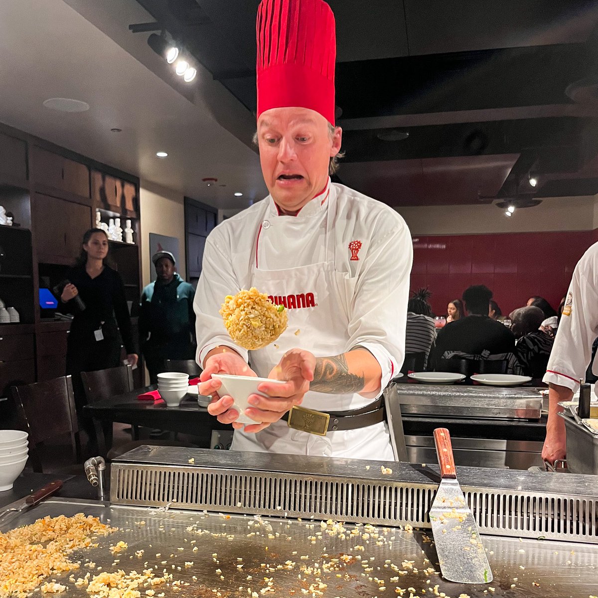 Oh noooo! DEI got Benihana 😂