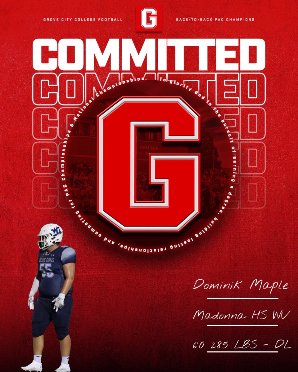 Grove City Football tweet media