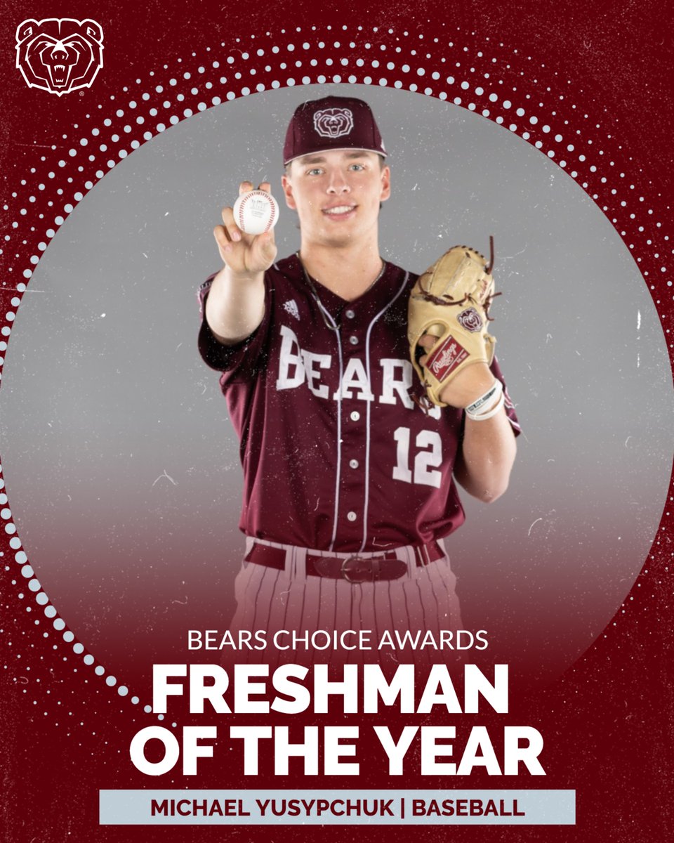 Missouri State Athletics (@missouristbears) on Twitter photo ✨ Freshman of the Year ✨
Lainie Douglas - <a href="/MoStateWBB/">Missouri State Lady Bears</a>
Michael Yusypchuk - <a href="/MoStateBSB/">Missouri State Baseball</a>
#GoBears | #BearsChoiceAwards ✨ Freshman of the Year ✨
Lainie Douglas - <a href="/MoStateWBB/">Missouri State Lady Bears</a>
Michael Yusypchuk - <a href="/MoStateBSB/">Missouri State Baseball</a>
#GoBears | #BearsChoiceAwards