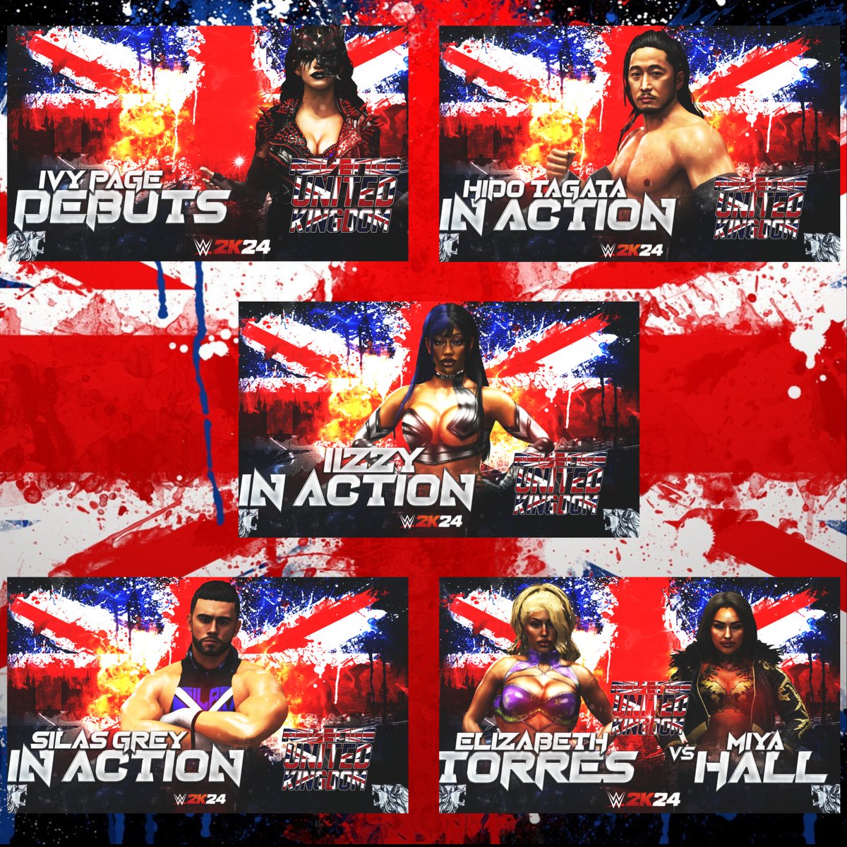 REVENGE: United Kingdom featuring Special Guest Referee, Charli xcx, will be live on Saturday, May 3rd on Youtube! 🇬🇧🔥

The pre-show will start at 6:30 pm and the main show will start at 7:15 pm! 

It's the final episode of 2K24! 

#WWE2K #WWE2K24 #WWEGames