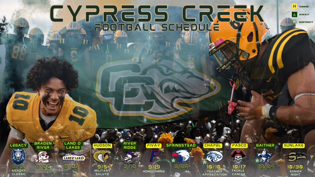 College Coaches!!!! If you are in the Wesley Chapel area stop 🛑 by Cypress Creek High School - 8701 Old Pasco Rd, Wesley Chapel FL, 33544. We have some Football Players you need to add to your boards! <a href="/StayHowlin/">Coyote Football</a> <a href="/CCHS_Sport/">Cypress Creek High School Athletics</a> @Any_Villamarzo <a href="/Biggamebobby/">Bob Putnam</a> <a href="/BigCountyPreps1/">BCP SPORTS</a>