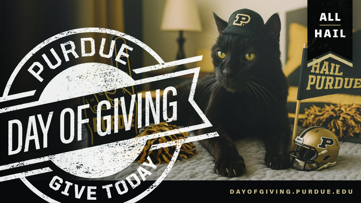 Purdue IE (@purdue_ie) on Twitter photo Some of our fans have little paws, wagging tails, and even scaly skin! This hour, when you tag us in a photo of your pets in Purdue gear, you could help us win $800 in bonus funds. Be sure to use #PurdueIE and #PurdueDayofGiving in your post! Some of our fans have little paws, wagging tails, and even scaly skin! This hour, when you tag us in a photo of your pets in Purdue gear, you could help us win $800 in bonus funds. Be sure to use #PurdueIE and #PurdueDayofGiving in your post!