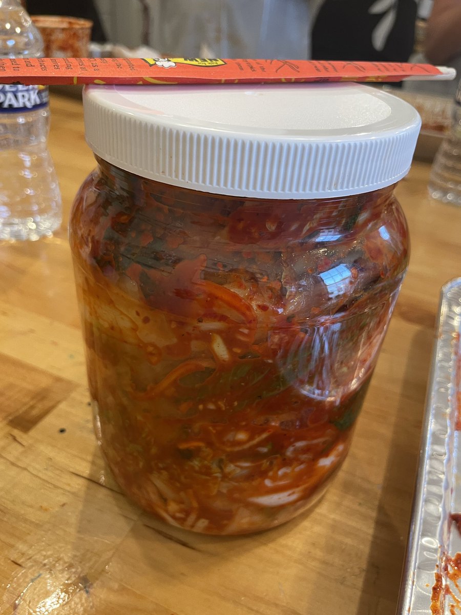 Just wrapped up an amazing kimchi-making class with <a href="/Taegu_Kimchi/">Tae-Gu Kimchi</a> at <a href="/ShopMadeInDC/">Shop Made in DC</a>–so fun, and the kimchi is absolutely delicious! 🥬🔥