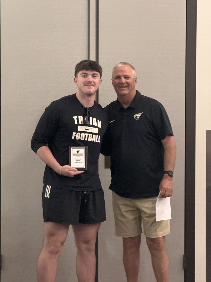 Anderson Trojans Football (@autrojansfb) on Twitter photo 𝑬𝑵𝑫 𝑶𝑭 𝒀𝑬𝑨𝑹 𝑨𝑾𝑨𝑹𝑫𝑺
A thread:
Academic Award: Carter Owen 𝑬𝑵𝑫 𝑶𝑭 𝒀𝑬𝑨𝑹 𝑨𝑾𝑨𝑹𝑫𝑺
A thread:
Academic Award: Carter Owen