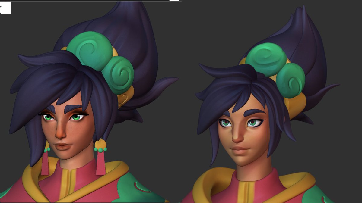 Roanna_0's tweet image. A study I did over a personal project I made on 2020 that I stumbled upon today.
A League fan art of Taliyah by @Capi974