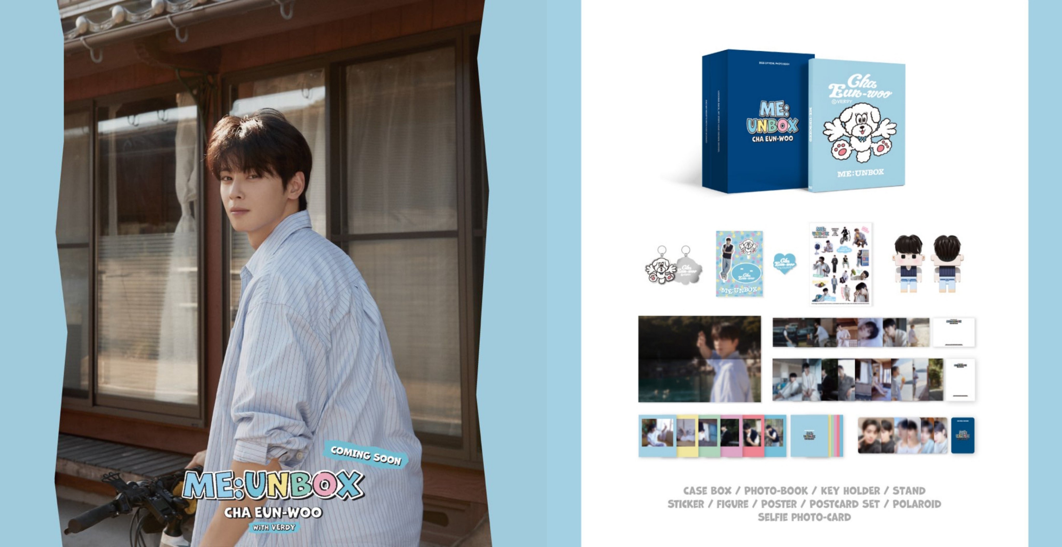 차은우 | CHA EUN-WOO PHOTO BOOK WITH VERDY ME: UNBOX CHA EUN