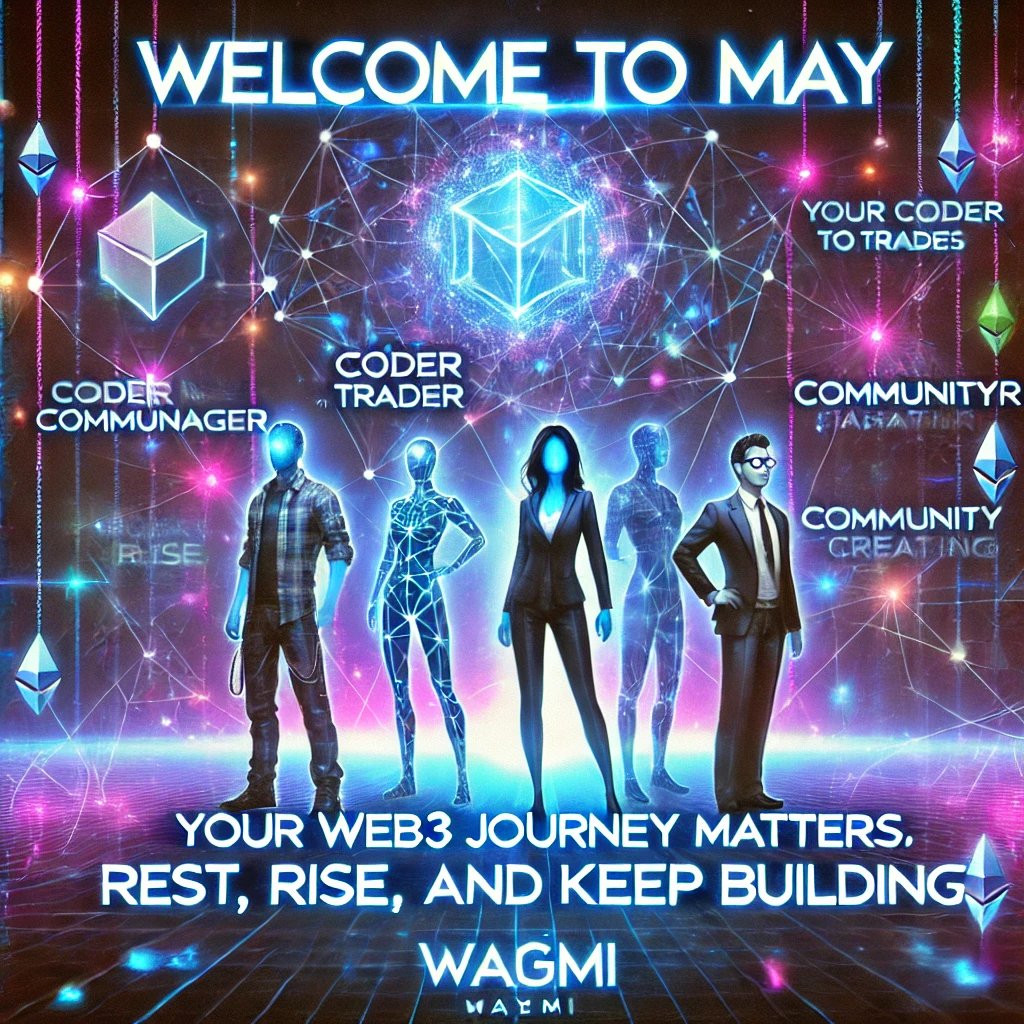 This month, remember why you started. Whether you’re building, trading, managing communities, or creating content your work matters. Rest when needed, stay focused, and keep showing up. Web3 is a marathon, not a sprint. Together, we’re all part of the chain.
#WAGMI 🙌🚀🎉