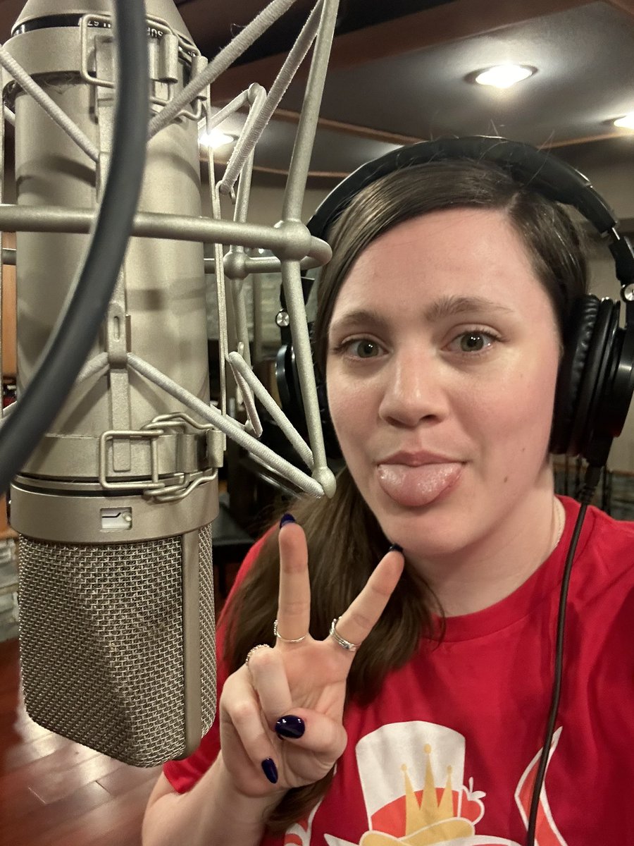 Recorded my first voice over demos today! Yes I did have to take a minute in the beginning for selfies because I was so excited 😆 #voiceover #demo #voiceactor