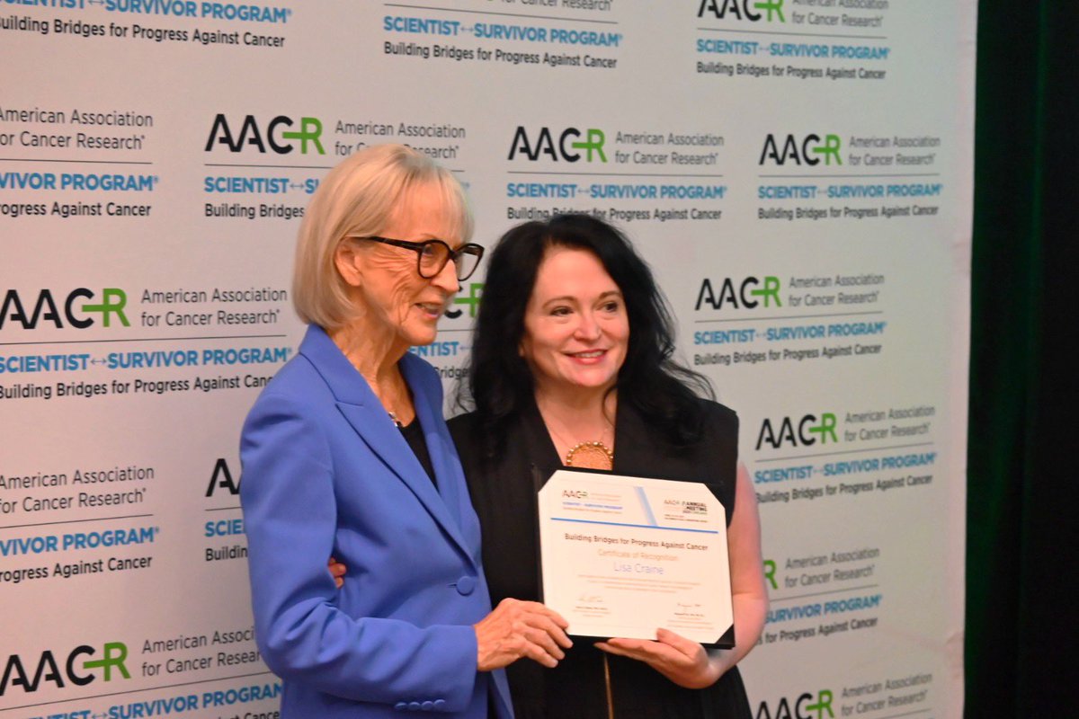 Lisa Craine (@lisamariecraine) on Twitter photo What an honor to have Dr. Anna Barker lead and teach us all week <a href="/AACR/">AACR</a> Scientist↔Survivor Program
<a href="/CrainesCrew/">Craine’s Cholangiocarcinoma Crew</a> <a href="/curecc/">Cholangiocarcinoma Foundation</a> <a href="/CancerAdvocacy/">Cancer Nation</a> What an honor to have Dr. Anna Barker lead and teach us all week <a href="/AACR/">AACR</a> Scientist↔Survivor Program
<a href="/CrainesCrew/">Craine’s Cholangiocarcinoma Crew</a> <a href="/curecc/">Cholangiocarcinoma Foundation</a> <a href="/CancerAdvocacy/">Cancer Nation</a>