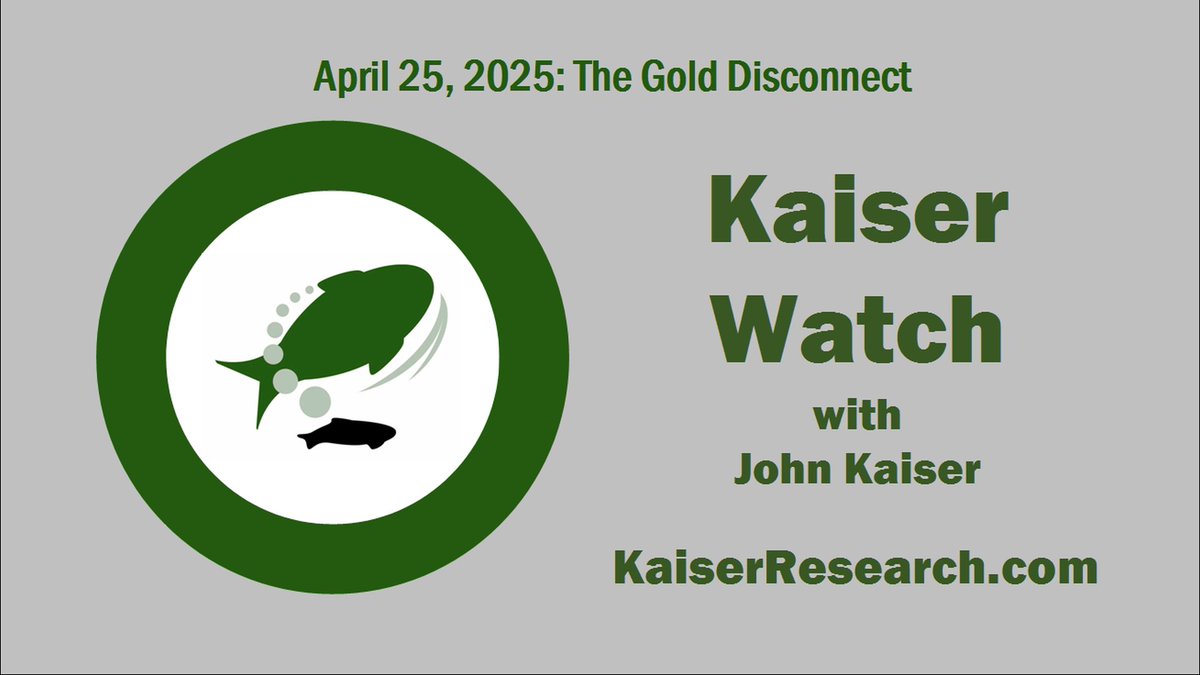 KW Apr 25, 2025: The Gold Disconnect - <a href="/Vista_GoldCorp/">Vista Gold Corp (NYSE American & TSX: VGZ)</a> $VGZ.NY, <a href="/SunriseMetals/">Sunrise Energy Metals</a> $SRL.AU, <a href="/QZMResources/">Quartz Mountain Resources Ltd</a> $QZM.VA, <a href="/TrifectaGold/">Trifecta Gold</a> $TG.VA - kaiserresearch.com/s/KaiserBlog.a…