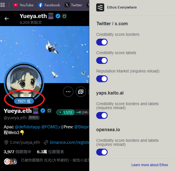 yihan0202's tweet photo. 前幾天從 @erichsu_eth 那拿到了 @ethos_network 的邀請碼，這幾天實際體驗後，對 Ethos 有了更深入的了解，也覺得 Ethos 非常有潛力，並且目前項目還處於早期階段，屬於是一碼難求。

「如今的加密世界中，堅持道德是非常昂貴的。」 這句名言講述了現今加密市場的現狀：詐騙橫行、道德風險高漲，信任幾乎成為了奢侈品。

在這個 “Wild West” 中，很多人其實無法準確的判斷對象的誠信程度，而面臨巨大的財務損失和精神壓力。所以要使加密貨幣市場健康發展，建立明確且可參考的信任機制勢在必行。

而 Ethos 的出現正是為了解決這一問題，透過建立透明公開的中心化信譽評價系統，Ethos 被定位為 Web3 的 「信任基礎設施」。這類似各位日常生活中的大眾點評、Uber評分系統，Ethos 提供每位參與者的可信度評分與詳盡的Profile。

那 Ethos 是如何運作的？
Ethos 設計了一套完善互補的核心機制，來支撐其信譽系統：

Review (審查)：採用正面、中壢與負面的評價標準，並且評價非匿名，必須有Ethos資料才可參與 (防止垃圾信息與Sybil)，評價結果直接影響信譽分數。

Vouch (擔保)：用戶透過質押 ETH 表達高度信任，彼此擔保形成雙向互信關係 (3,3)，隨時可以取消，但可能影響信譽。

Slash (削減)：可透過質押 ETH 或是信譽積分檢舉不道德行為，經驗證過後會扣除當事人的資產。

Invite (邀請)：新用戶必須透過現有用戶邀請才可加入，初期將會綁定 (90天)，邀請人的信譽會受被邀請人影響。

Attest (社交認證)：用戶可綁定社交帳號或錢包來加強信任基礎，目的是防止假冒，這邊建議直接綁定老錢包與主推特帳號 (會有信譽積分加權)。

Credibility Score (信譽分數)：簡單來說就是你的 Passport Score，評分從 0-2800分共五個級別，用戶的基礎分數為1200分 (分數越高代表信用度越高)。

0-799 - untrusted
800-1199 - questionable
1200 - 1599 - netural
1600-1999 - reputable
2000- 2800 - exemplary

--------------------------------------

除了上述的6大核心機制，Ethos 還設計 Chrome 插件和 @ethosAgent Agent 提供所有人使用，插件提供了 Twitter 和 @KaitoAI 最直觀的信譽評分顯示，這部分感興趣的可以到官方網站尋找插件鏈結，這邊就不放鏈結，為了安全。
@ethosAgent Agent：
這部分可以參考 @Guomin184935 此篇文章了解Agent的指令用途與應用場景。
https://t.co/jK23e3lcK8

那目前現階段的能加入的方式有兩種：

1⃣. 通過現有成員直接邀請：
被邀請人需要提供 EVM 地址讓邀請人生成該地址唯一性邀請鏈結。

這邊可以查看現有用戶的邀請碼剩餘量: https://t.co/KYHNMmKqtv

2⃣. 通過官方管道邀請和活動：
填寫官方申請表: https://t.co/h5YzJA9fCR
系統會自動的匹配持有邀請額度的成員，成功將會收到通知。或是參與 DC 社區活動和活躍獲取邀請碼，最近 @TakoProtocol 那邊也有活動可以關注下。

最後我自己認為 Ethos 正在以創新的信譽評價系統，為 Web3 補上「信任」這塊遺失的拼圖。從最初的評價到擔保，Ethos不僅提供了工具，更是建立了一種社群導向、價值驅動的信任框架。這部分能夠讓大家認識陌生人前對其信譽有初步的認識，在未來的 KOL項目合作或是加入新社群，都能夠作為重要的參考依據。