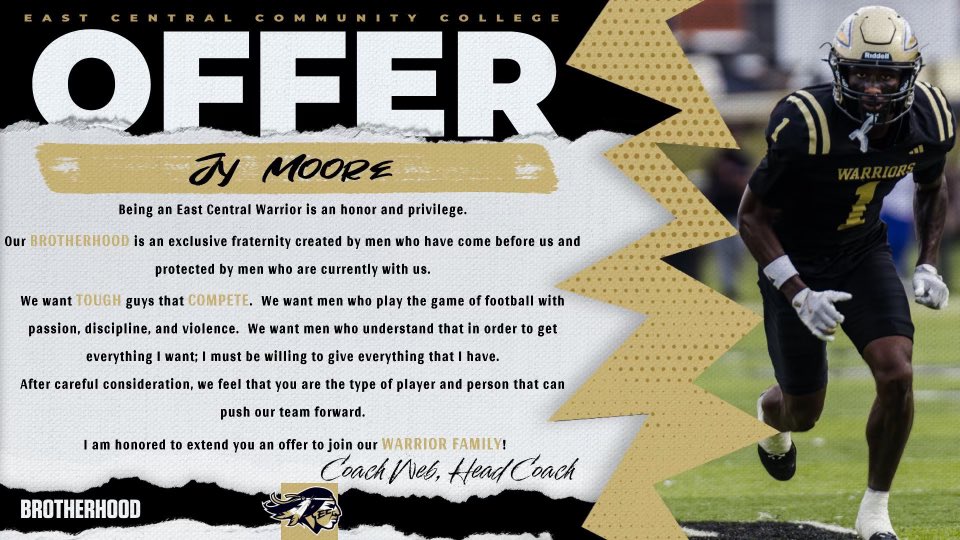jymoore12's tweet image. #TGBTG🙏🏾 after a great talk with @turnerrotenberr I am blessed to receive my 5th offer from @eccc_football 💯🔥
@MrCoachCampbell @kylercarter01 @PetalPantherFB @Ck2Sports @CoachZackGoodFB