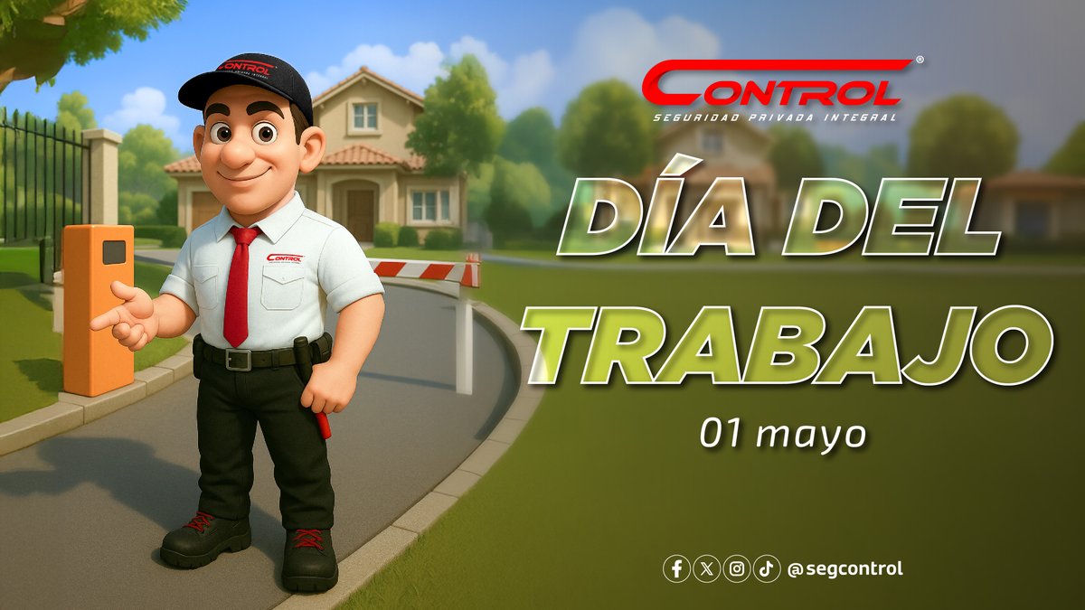 segcontrol's tweet image. 💼💪 ¡Hoy celebramos el esfuerzo, la pasión y el compromiso que nos mueve cada día! 🙌✨

Gracias por ser parte de esta historia de trabajo, esfuerzo y logros compartidos.

¡Feliz Día del Trabajo! Sigamos construyendo el futuro, juntos. 🚀

#DíaDelTrabajo #OrgulloControl