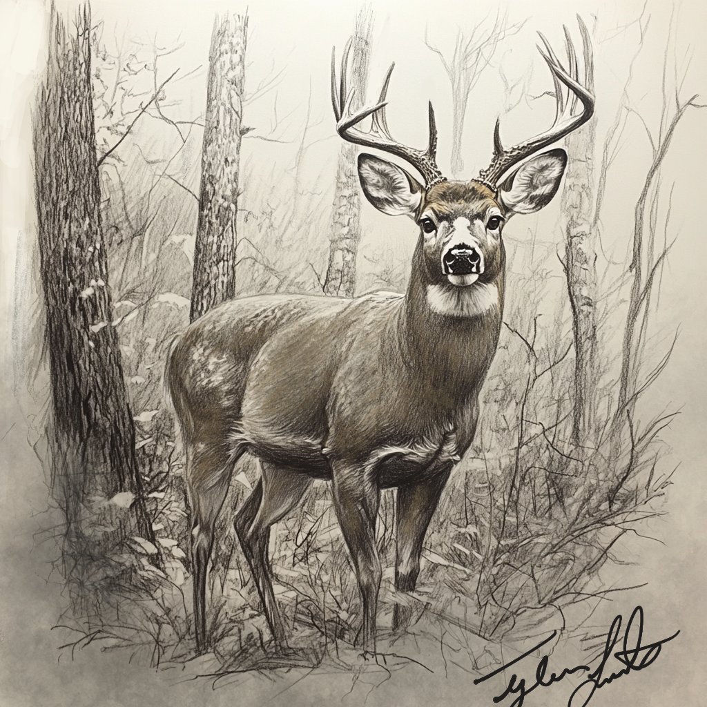 My illustration of a White Tail Buck.
#artist #deer