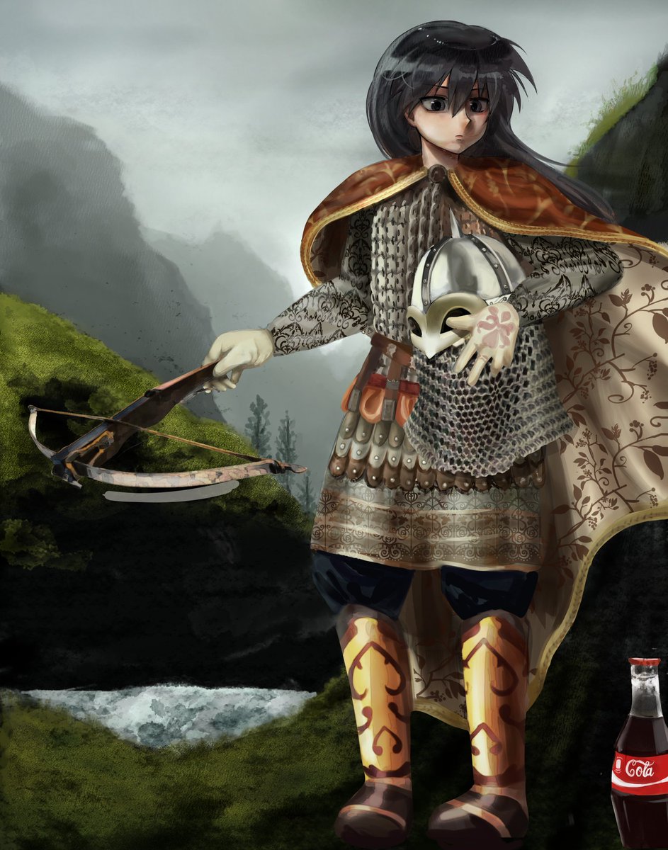 colarikal's tweet photo. I know i dont usually post my commissions and this isnt ongezellig related, but heres Sakaki from Azumanga as a varangian guard !
#azumanga #azumangadaioh https://t.co/5DWs8GaVIw