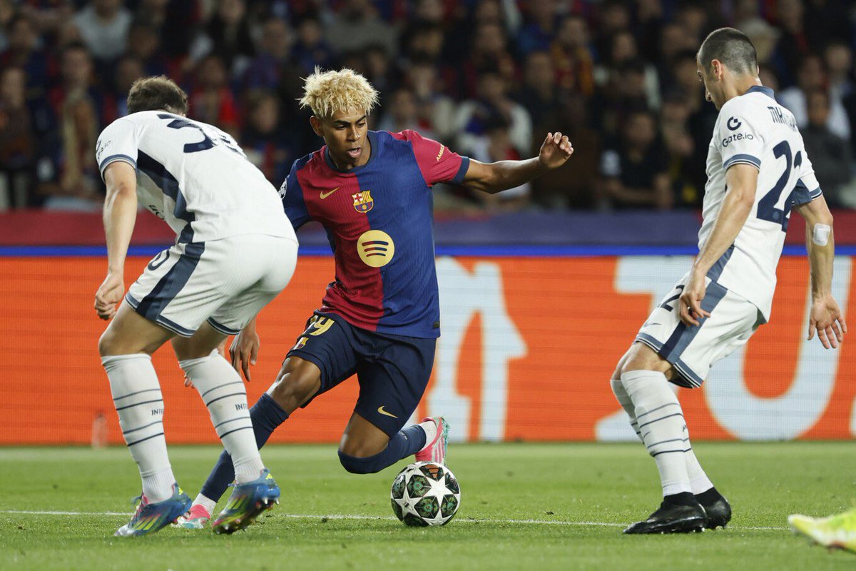 Barcelona teenager Yamal praised by friend and foe for performance against Inter apnews.com/article/lamine…