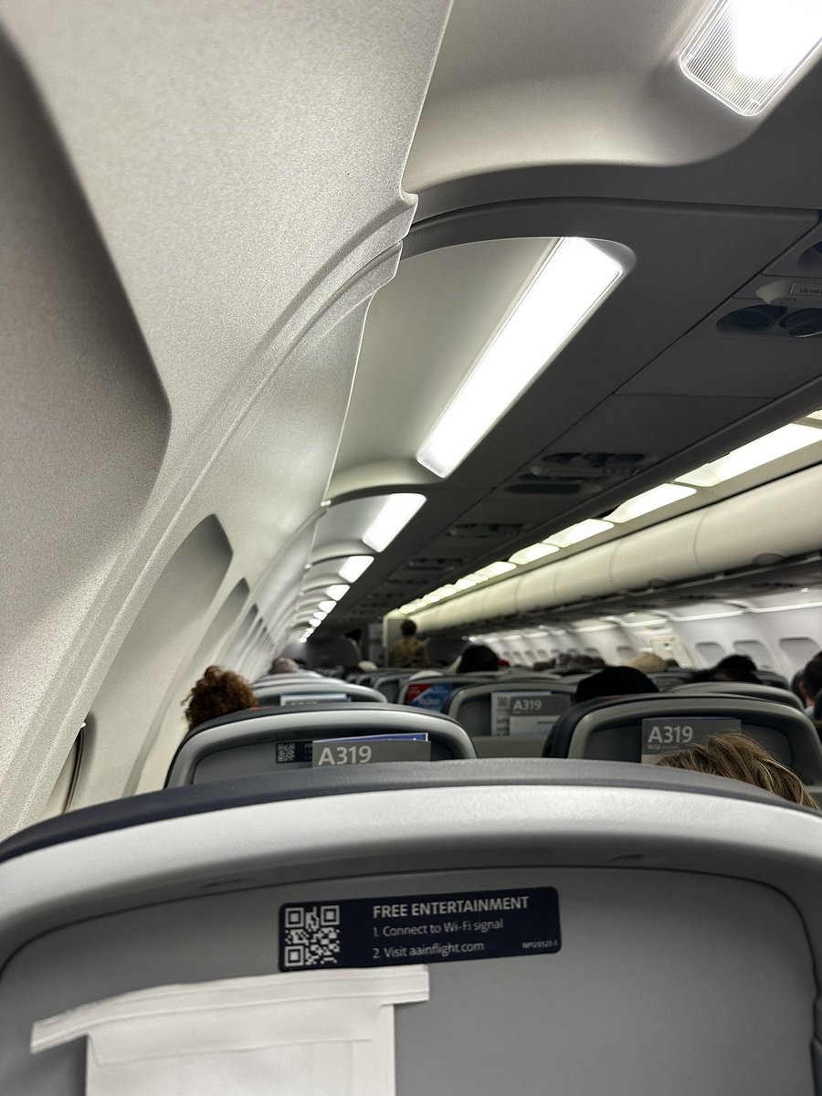Josh Hjemvick 🇺🇸🇺🇦 (@jhjemvick) on Twitter photo Well, I wonder if this makes a trend.
<a href="/AmericanAir/">americanair</a> let’s not normalize boarding an airplane with people if there is even a 10% chance that the flight won’t operate on said airplane.
Keep folks in the gate area, more comfortable, and not stressing the crew out with questions. Well, I wonder if this makes a trend.
<a href="/AmericanAir/">americanair</a> let’s not normalize boarding an airplane with people if there is even a 10% chance that the flight won’t operate on said airplane.
Keep folks in the gate area, more comfortable, and not stressing the crew out with questions.