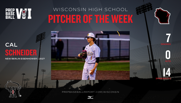 Prep Baseball Wisconsin (@prepbaseballwi) on Twitter photo ๐๐ซ๐๐ฉ ๐๐๐ฌ๐๐๐๐ฅ๐ฅ ๐๐ข๐ฌ๐๐จ๐ง๐ฌ๐ข๐ง ๐๐ข๐ญ๐๐ก๐๐ซ๐๐๐ โจ
Sophomore left-hander Cal Schneider carried a perfect game into the seventh, finishing with 14 strikeouts across seven no-hit innings in a Woodland West conference matchup.
๐๐๐พ๐๐ ๐ ๐๐ซ๐๐ฉ ๐๐๐ฌ๐๐๐๐ฅ๐ฅ ๐๐ข๐ฌ๐๐จ๐ง๐ฌ๐ข๐ง ๐๐ข๐ญ๐๐ก๐๐ซ๐๐๐ โจ
Sophomore left-hander Cal Schneider carried a perfect game into the seventh, finishing with 14 strikeouts across seven no-hit innings in a Woodland West conference matchup.
๐๐๐พ๐๐ ๐