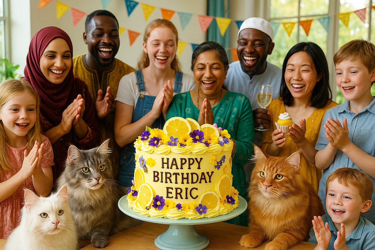 Today’s my Birthday!
Feeling so blessed and full of gratitude today.
I’m incredibly lucky to have good health, wonderful friends, and a loving family — including my three crazy (but adorable) Maine Coon cats!  

I’m also deeply thankful for all of YOU, my amazing followers from